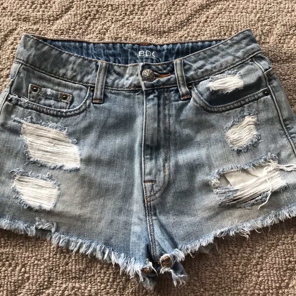 BDG high waisted jean shorts